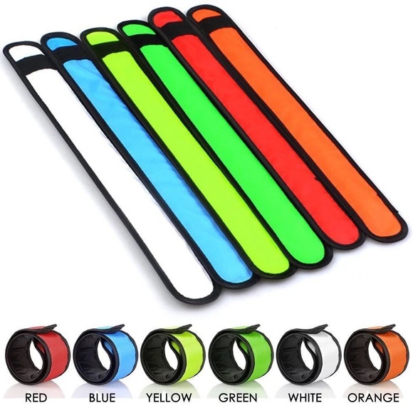 Slap Wristband Jogging Safety Led Lighted Running Waterproof Sports Armband 2/pk - Picture 6 of 6